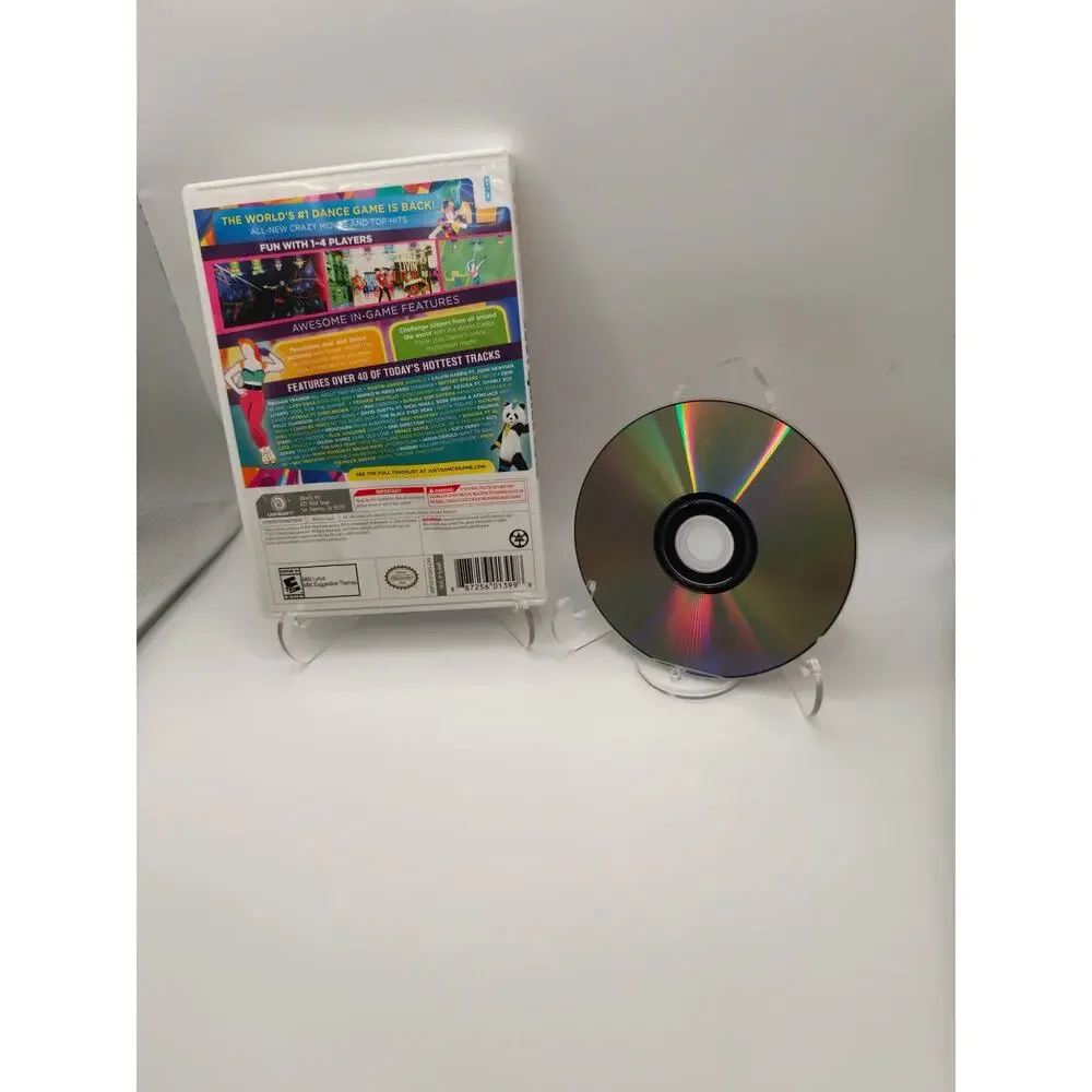 Just Dance 2016 (Nintendo Wii) case and disc Tested